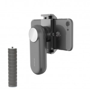 Wewow Fancy Handheld Smartphone Gimbal Stabilizer with Handle, LED Fill Flash, Powerbank in one
