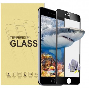 3D Full iPhone 7 Plus Screen Protector, Tempered Glass Screen Protector for iPhone 7 Plus - 9H Hardness High Definition Bubble Free Anti-Scratch