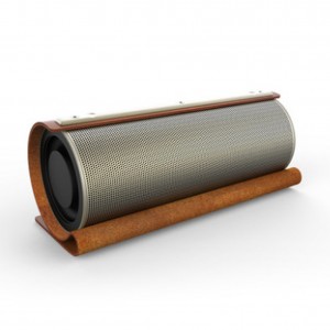 New design high-end leather Bluetooth speaker, portable wireless speaker with super bass sound