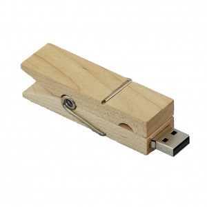 Pen drive clamps 16gb  wooden USB Flash Drive, Business Pen Driver, versatile and practical clip USB Flash Disk