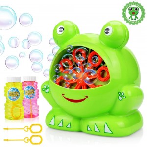 Bubbles Hurricane Machine，Toys for Kids Boys Girls Age of 4,5,6,7,8-16 Durable Bubble Maker 500 Bubbles per Minute for Outdoor and Indoor Use with Bubble Solution (2*120ml)