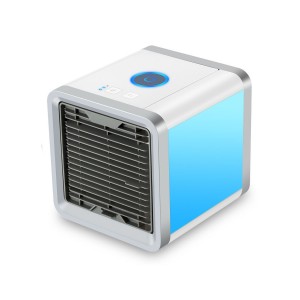Personal Space Air Cooler, 3 in 1 USB Mini Portable Air Conditioner, Humidifier, Purifier Desktop Cooling Fan