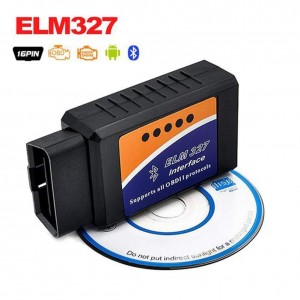 KIMI Bluetooth V2.1  Wireless Obd Car Diagnostic Scanner Code Readers Scan Tools for Android&Windows Device-Black