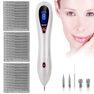 Skin Tag Mole Remover, BDSii Portable Rechargeable Mole Removal Pen for Face Body - Self Black Raised Mole Skin Tag Wart Dark Sun Age Spot Blemish Tattoo Security Removal Tool at Home Version 101