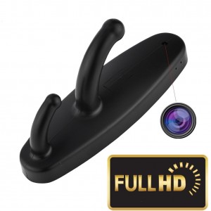 Clothing Hook Spy Camera - 1280P HD Premium Video Resolution - Best Home Security Hidden Cam Black