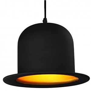 110v/220v Top Hat Pendant Lights aluminum Hat light for Kitchen D26cm*H17cm Creative Pendant Lamp for Coffee shop Bar