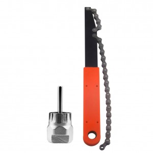 Bike Chain Tools Kit, Sprocket Remover / Chain whip with Cassette / Rotor Lockring Removal Tool Pack