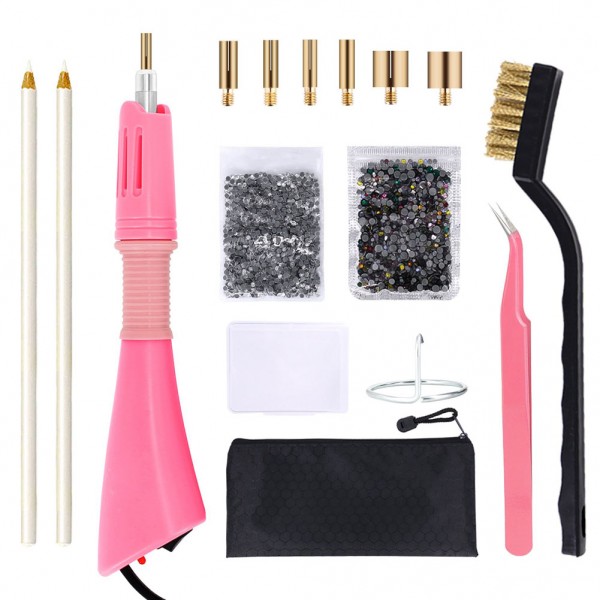 Rhinestone Applicator Tool with tips for Applying Crystals
